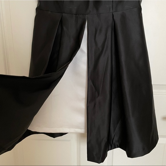 Colorblock Peplum Fit & Flare Dress - Picture 5 of 11